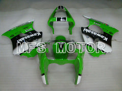 Kawasaki NINJA ZX6R 2000-2002 Injection ABS Fairing - Factory Style - Black Green White - MFS3652 - Fairings Kit
