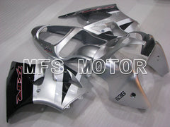 Kawasaki NINJA ZX6R 2000-2002 Injection ABS Fairing - Factory Style - Black Silver - MFS3656 - Fairings Kit