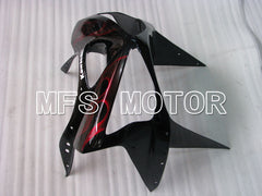 Kawasaki NINJA ZX6R 2003-2004 Injection ABS Fairing - Flame - Black Red - MFS3708 - Fairings Kit