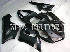 Kawasaki NINJA ZX6R 2005-2006 Injection ABS Fairing - Factory Style - Black Matte - MFS3753 - Fairings Kit