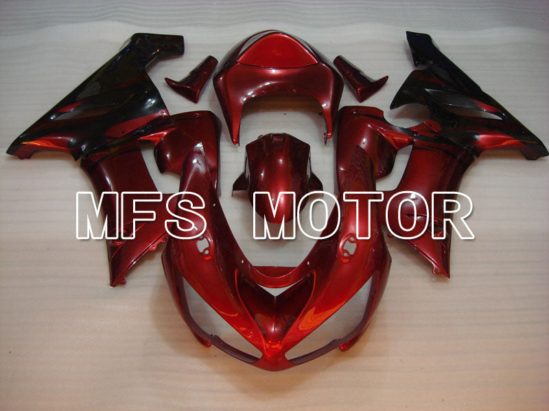 Kawasaki NINJA ZX6R 2005-2006 Injection ABS Fairing - Factory Style - Red wine color - MFS3769 - Fairings Kit