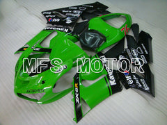 Kawasaki NINJA ZX6R 2005-2006 Injection ABS Fairing - Others - Black Green - MFS3783 - Fairings Kit