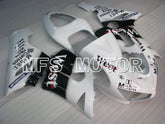 Kawasaki NINJA ZX6R 2005-2006 Injection ABS Fairing - West - Black White - MFS3787 - Fairings Kit