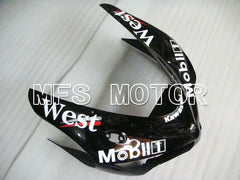 Kawasaki NINJA ZX6R 2005-2006 Injection ABS Fairing - West - Black White - MFS3814 - Fairings Kit
