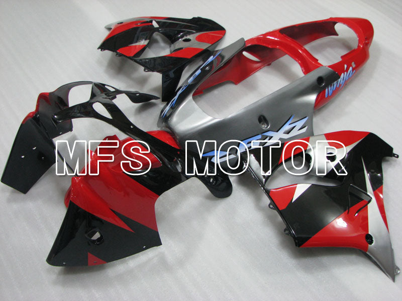 Kawasaki NINJA ZX9R 2000-2001 ABS Fairing - Factory Style - Black Silver Red - MFS3840 - Fairings Kit