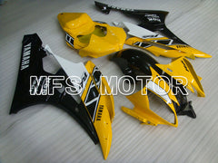 Yamaha YZF-R6 2006-2007 Injection ABS Fairing - Factory Style - Black Yellow - MFS3863 - Fairings Kit