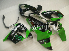 Kawasaki NINJA ZX9R 2002-2003 ABS Fairing - Monster - Black Green - MFS3870 - Fairings Kit