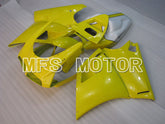 Ducati 748 / 998 / 996 1994-2002 Injection ABS Fairing - Factory Style - Yellow White - MFS3889 - Fairings Kit