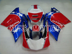 Ducati 748 / 998 / 996 1994-2002 Injection ABS Fairing - Factory Style - Blue Red - MFS3898 - Fairings Kit