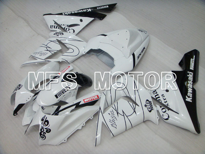 Kawasaki NINJA ZX10R 2004-2005 Injection ABS Fairing - Corona - White - MFS3940 - Fairings Kit