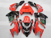 Kawasaki NINJA ZX10R 2004-2005 Injection ABS Fairing - Monster - Black Red - MFS3978 - Fairings Kit