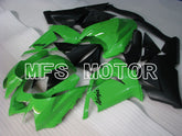 Kawasaki NINJA ZX10R 2004-2005 Injection ABS Fairing - Factory Style - Black Green - MFS3988 - Fairings Kit
