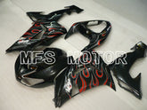 Kawasaki NINJA ZX10R 2006-2007 Injection ABS Fairing - Flame - Black - MFS3999 - Fairings Kit