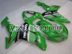 Kawasaki NINJA ZX10R 2006-2007 Injection ABS Fairing - Factory Style - Black Green - MFS4022 - Fairings Kit