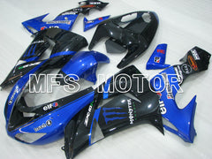 Kawasaki NINJA ZX10R 2006-2007 Injection ABS Fairing - Monster - Black Blue - MFS4031 - Fairings Kit