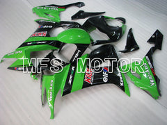 Kawasaki NINJA ZX10R 2008-2010 Injection ABS Fairing - Others - Black Green - MFS4050 - Fairings Kit