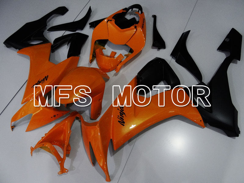 Kawasaki NINJA ZX10R 2008-2010 Injection ABS Fairing - Factory Style - Black Orange - MFS4074 - Fairings Kit