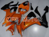 Kawasaki NINJA ZX10R 2008-2010 Injection ABS Fairing - Factory Style - Black Orange - MFS4074 - Fairings Kit