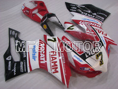 Ducati 1199 2011-2014 Injection ABS Fairing - FIAMM - Red White - MFS4100 - Fairings Kit