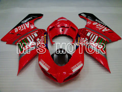 Ducati 848 / 1098 / 1198 2007-2011 Injection ABS Fairing - Alice - Red Black - MFS4113 - Fairings Kit