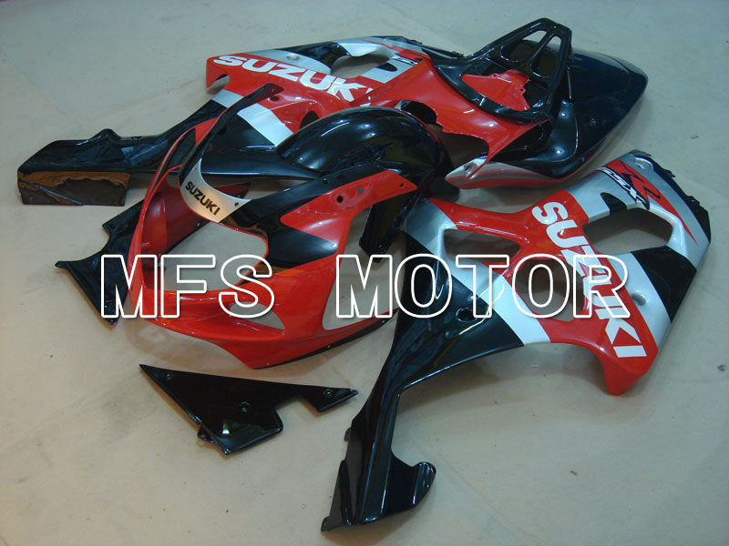 Suzuki GSXR1000 2000-2002 Injection ABS Fairing - Factory Style - Black Red - MFS4288 - Fairings Kit