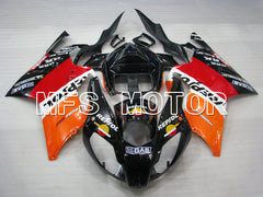 Aprilia RSV 1000 R 2004-2009 ABS Fairing - Repsol - Black Red Orange - MFS4334 - Fairings Kit