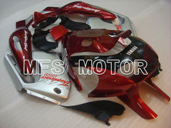 Yamaha YZF1000R 1997-2007 ABS Fairing - Factory Style - Red wine color Silver - MFS4393 - Fairings Kit