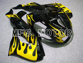 Yamaha YZF1000R 1997-2007 ABS Fairing - Flame - Black Yellow - MFS4420 - Fairings Kit