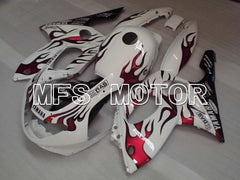 Yamaha YZF-600R 1997-2007 Injection ABS Fairing - Flame - Red wine color White - MFS4446 - Fairings Kit