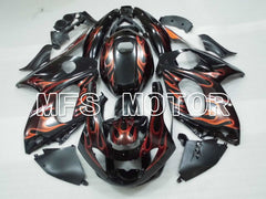 Yamaha YZF-600R 1997-2007 Injection ABS Fairing - Flame - Orange Black - MFS4447 - Fairings Kit
