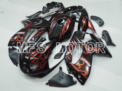 Yamaha YZF-600R 1997-2007 Injection ABS Fairing - Flame - Orange Black - MFS4447 - Fairings Kit
