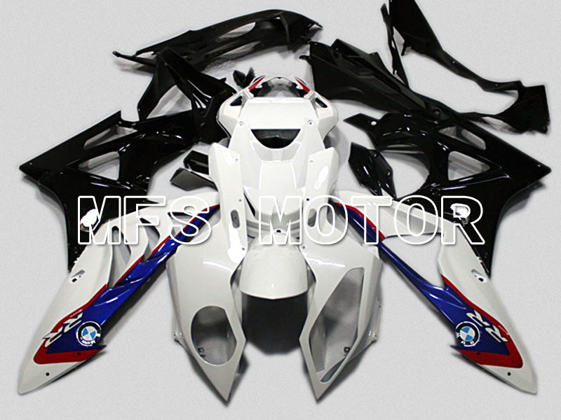 BMW S1000RR 2009-2014 Injection ABS Fairing - Factory Style - Black White Blue - MFS4481 - Fairings Kit