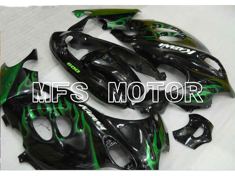 Suzuki GSX 750F 600F Katana 2004-2006 ABS Fairing - Flame - Black Green - MFS4505 - Fairings Kit