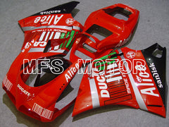 Ducati 748 / 998 / 996 1994-2002 Injection ABS Fairing - Alice - Black Red - MFS4550 - Fairings Kit
