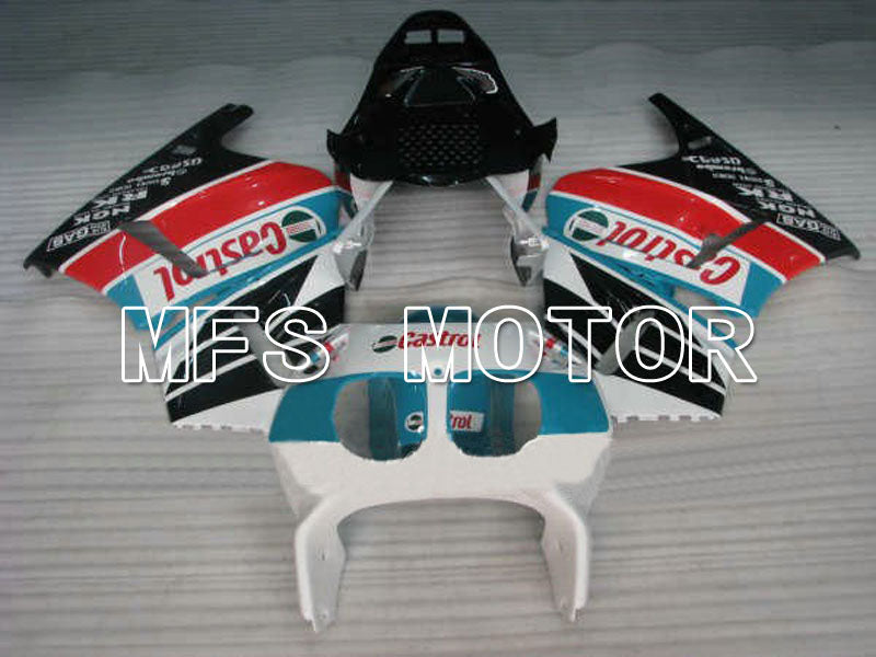 Honda CBR 400RR NC23 1988-1989 ABS Fairing - Castrol - Blue White Black - MFS4597 - Fairings Kit