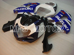 Suzuki GSXR750 2000-2003 Injection ABS Fairing - Factory Style - Black Wihte Blue - MFS7057 - Fairings Kit