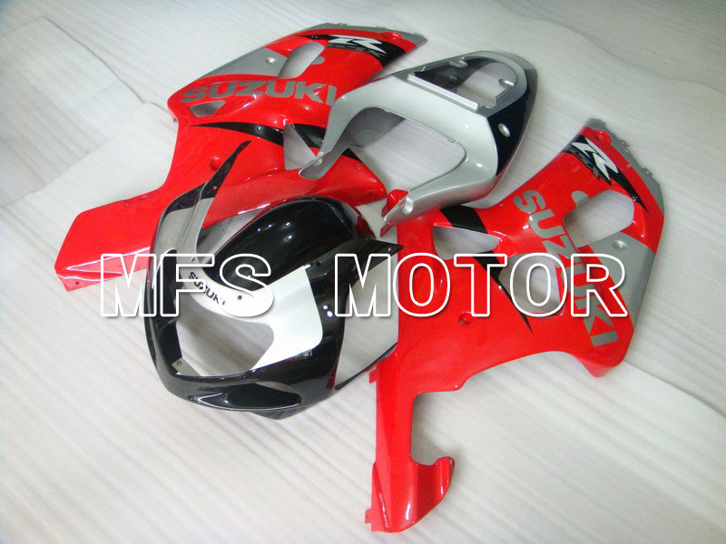 Suzuki GSXR750 2000-2003 Injection ABS Fairing - Factory Style - Red Silver - MFS7063 - Fairings Kit