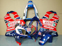 Honda CBR600 F4i 2001-2003 Injection ABS Fairing - Castrol - Blue Red White - MFS4657 - Fairings Kit