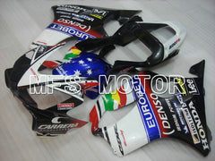 Honda CBR600 F4i 2001-2003 Injection ABS Fairing - Lee - Black White - MFS4687 - Fairings Kit