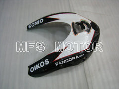 Ducati 749 / 999 2005-2006 Injection ABS Fairing - Sterilgarda - Black White - MFS4713 - Fairings Kit