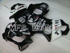 Honda CBR600 F4i 2001-2003 Injection ABS Fairing - West - Black White - MFS4755 - Fairings Kit
