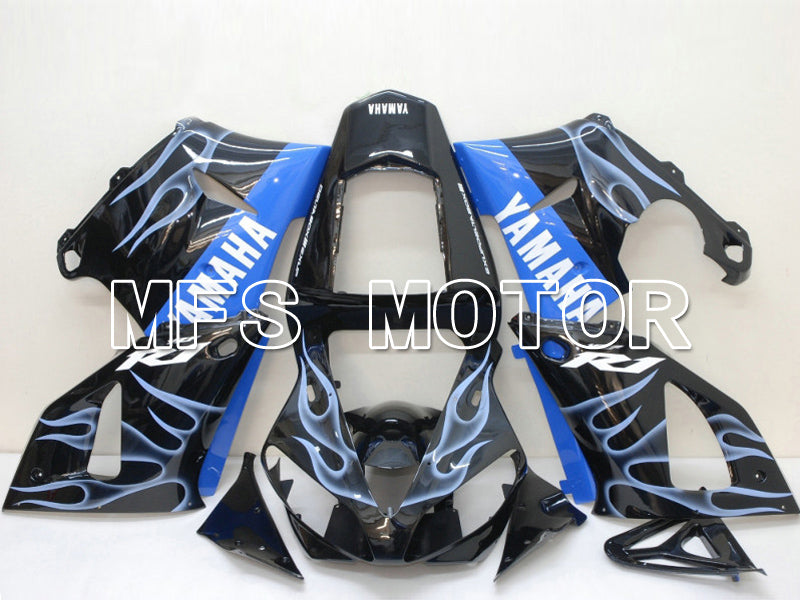 Yamaha YZF-R1 2000-2001 Injection ABS Fairing - Flame - Blue Black - MFS4869 - Fairings Kit