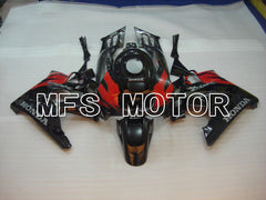 Honda CBR600 F2 1991-1994 ABS Fairing - Factory Style - Black Red - MFS4876 - Fairings Kit