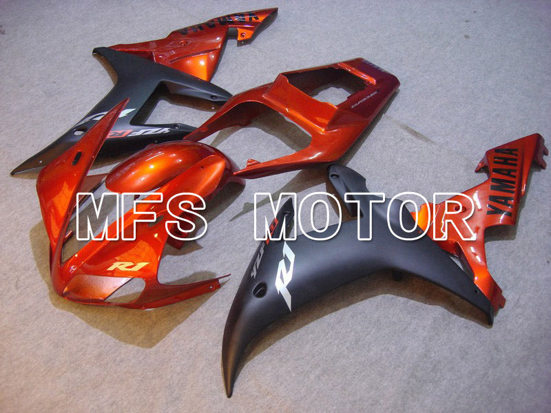 Yamaha YZF-R1 2002-2003 Injection ABS Fairing - Factory Style - Black Orange - MFS4931 - Fairings Kit