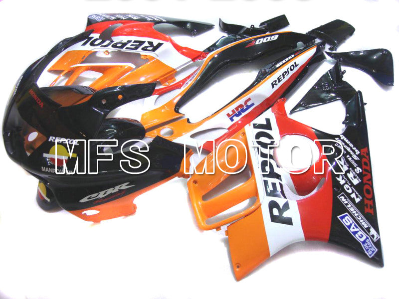 Honda CBR600 F3 1997-1998 Injection ABS Fairing - Repsol - Black Orange Red - MFS5014 - Fairings Kit