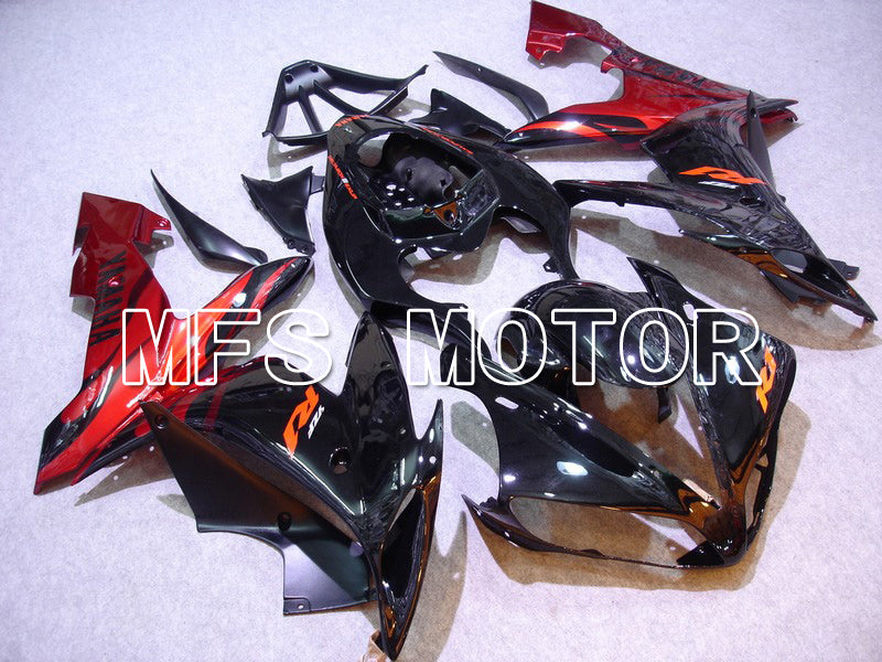 Yamaha YZF-R1 2004-2006 Injection ABS Fairing - Flame - Black Red - MFS5020 - Fairings Kit