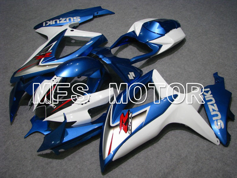 Suzuki GSXR600 GSXR750 2008-2010 Injection ABS Fairing - Factory Style - Blue White - MFS5084 - Fairings Kit