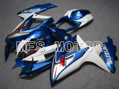 Suzuki GSXR600 GSXR750 2008-2010 Injection ABS Fairing - Factory Style - Blue White - MFS5084 - Fairings Kit