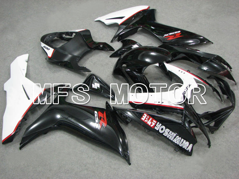Suzuki GSXR600 GSXR750 2011-2024 Injection ABS Fairing - YOSHIMURA - Black White - MFS5205 - Fairings Kit