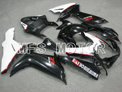 Suzuki GSXR600 GSXR750 2011-2024 Injection ABS Fairing - YOSHIMURA - Black White - MFS5205 - Fairings Kit